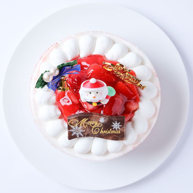 苺デコレーションケーキ 6号 18cm クリスマス2023 2