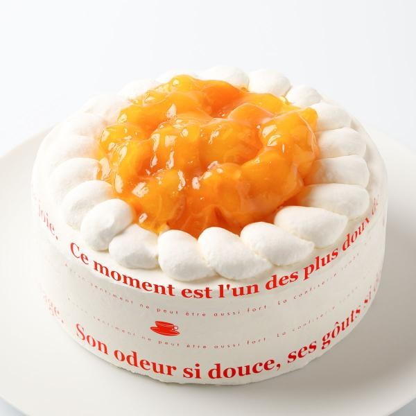 マンゴーのバースデーケーキ 5号 15cm （サンタアンジェラ） | Cake.jp