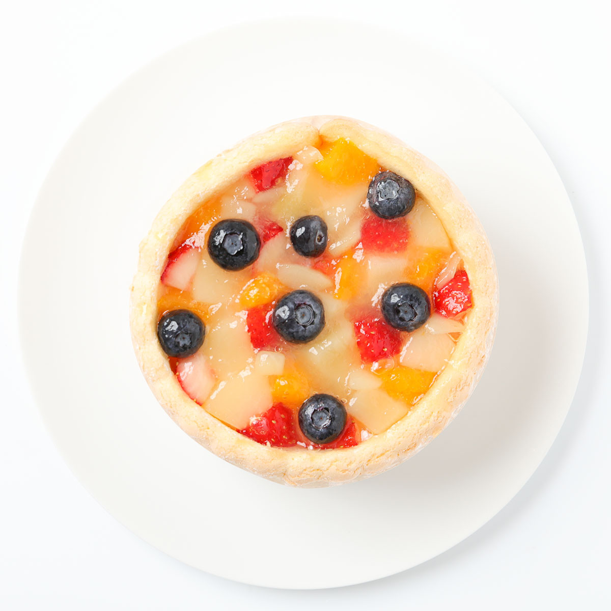 Birth time付き 4号 豆乳クリームのファーストバースデーケーキ 4