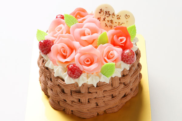 フラワーケーキ 4号 12cm （パティスリー クルトワ） | Cake.jp