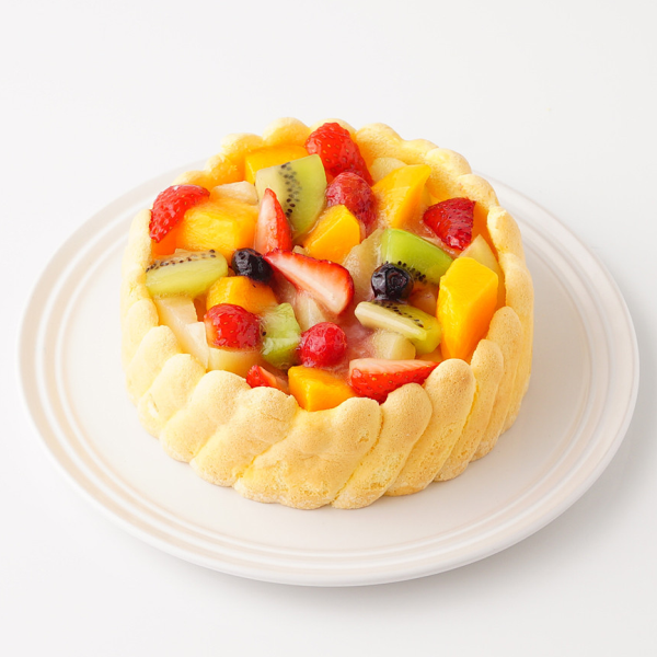 フルーツデコレーションケーキ5号　　誕生日ケーキ　プレゼント　ギフト　焼き菓子