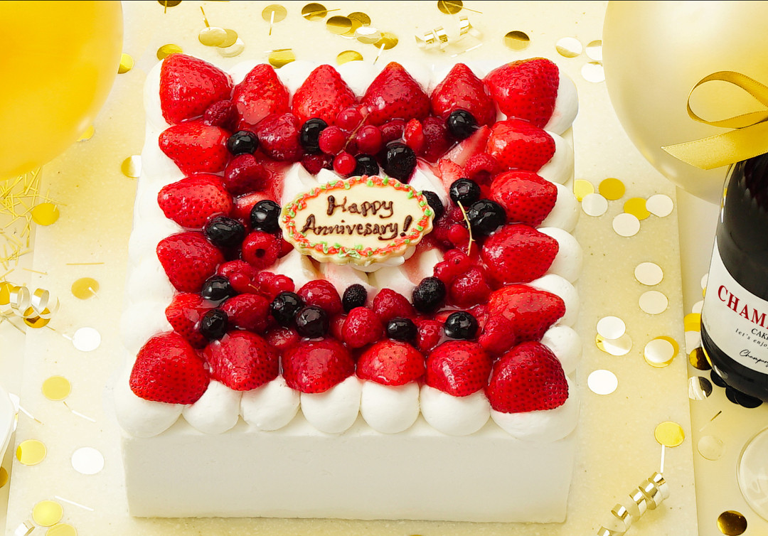パーティ用ケーキ スクエア型 30×40×12cm（タカヤナイ） | Cake.jp