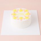 ☆Custom Cake Maker☆カスタマイズケーキ｜丸形｜フラワー 4号 1