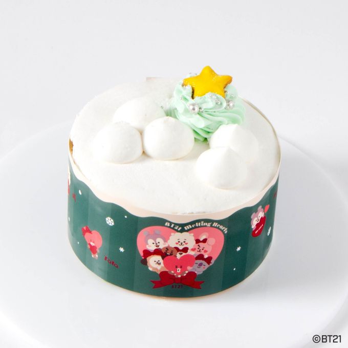 『BT21』クリスマスカード付きギミックケーキ 4