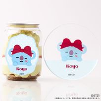 『BT21』KOYA アクリルコースター付きケーキ缶（ピスタチオ味）