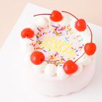 ☆Custom Cake Maker☆カスタマイズケーキ｜丸形｜チェリー 4号 3