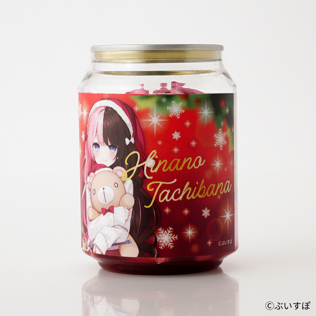 【ぶいすぽっ！】橘ひなの クリスマスケーキ缶（特典カード付） 1