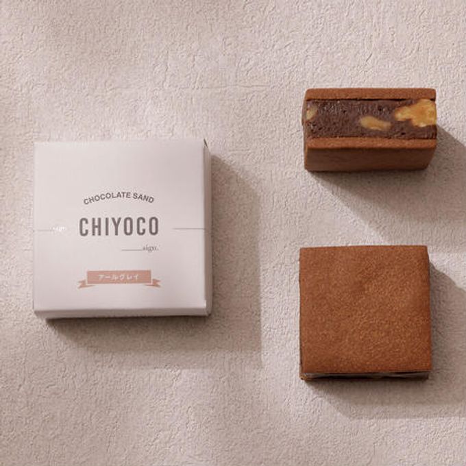 ≪sign≫CHOCOLATE SAND CHIYOCO 4個入～生チョコレートをたっぷりとサンドした贅沢な一品～  6