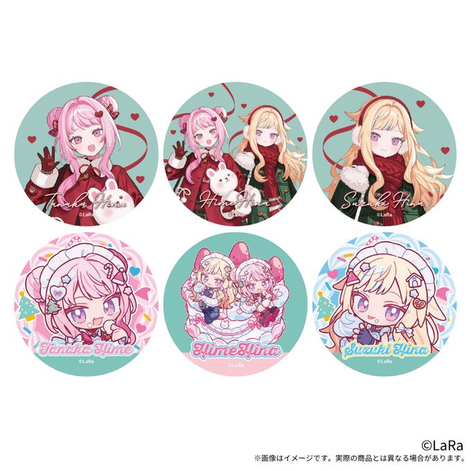 『HIMEHINA』トレーディング缶バッジ 1