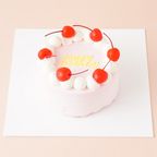 ☆Custom Cake Maker☆カスタマイズケーキ｜丸形｜チェリー 4号 4