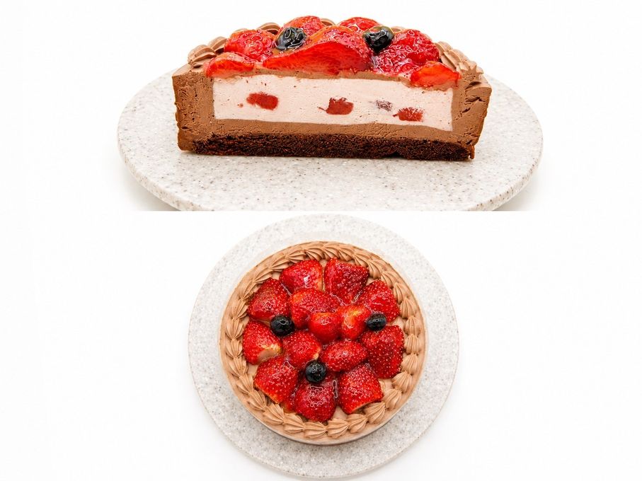クリスマス限定 いちごとチョコのムースケーキ（グルテンフリー対応 卵・乳製品・小麦粉不使用） 5