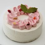 【Cake.jp限定】クリスマス限定 ヴィーガンクリームホールケーキ 15cm《卵・乳製品・小麦粉・白砂糖不使用・グルテンフリー》 クリスマス2023 3