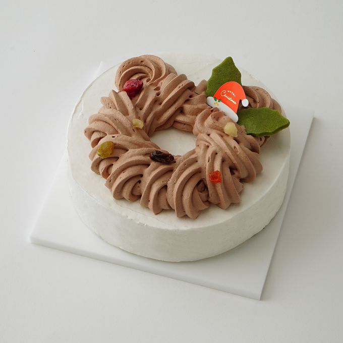 クリスマス限定 チョコレートホールケーキ 15cm《卵・乳製品・小麦粉・白砂糖不使用・グルテンフリー》 クリスマス2023 2