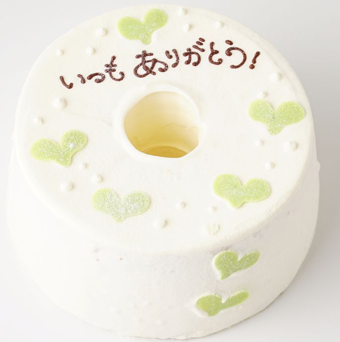 8色から選べる♪ ハートがかわいいセンイルシフォンケーキ 17cm 8色から選べる♪ ハートがかわいいセンイルシフォンケーキ 17cm