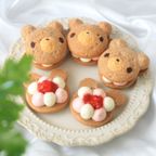 【6個】クリーミーベリー  テディパフィ― 2