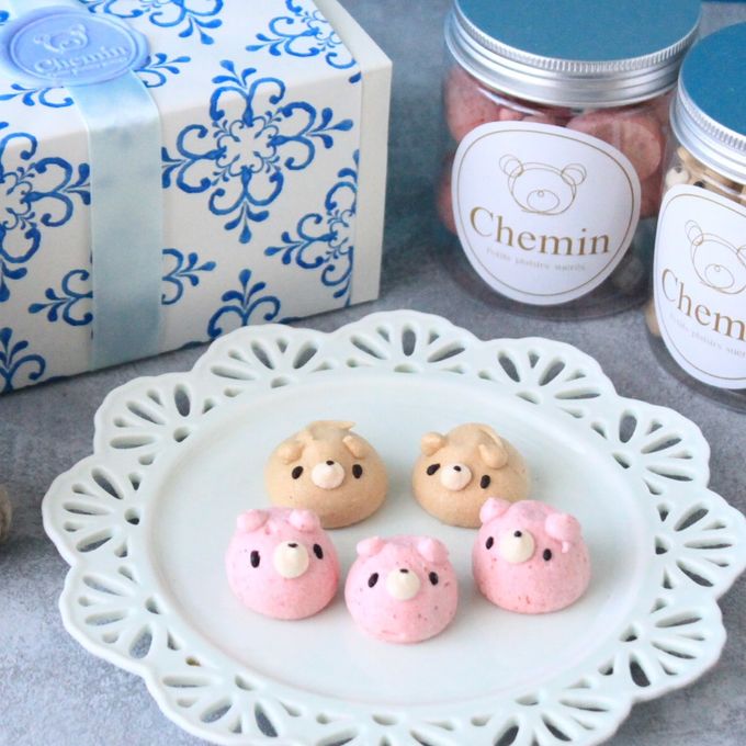 くまちゃんメレンゲ2種セット【珈琲ソルト、ラズベリー】 2