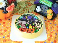 かぼちゃのステンドグラス☆レアチーズケーキ 5号 2