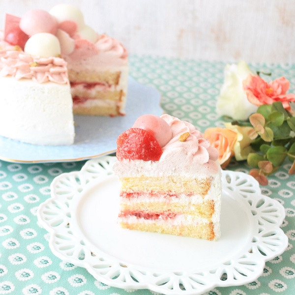 苺大好き！！コロコロ・ストロベリーケーキ 4号（おやつのこみち