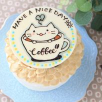 コーヒー大好き！！コロコロ・キャラメル珈琲ケーキ【イラスト】 5号