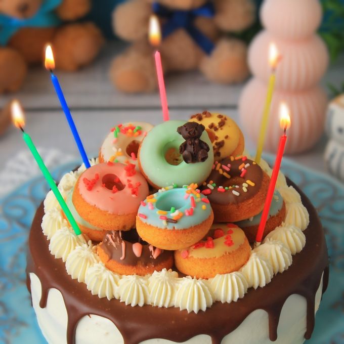 【5号】ゆめかわ☆ドーナッツケーキ 5