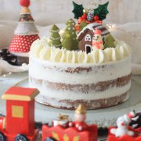 ＊雪降る街のクリスマスケーキ＊ 4号 クリスマス2025