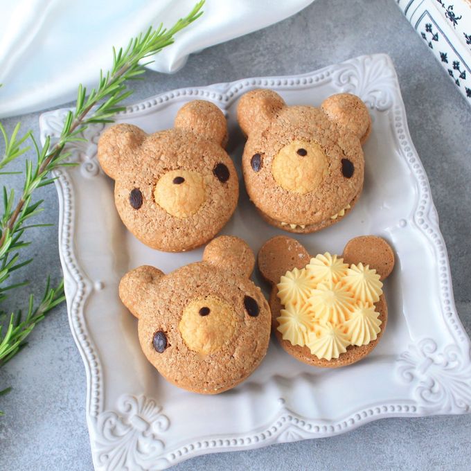 【9個】ゴールデンカスタード テディパフィ― 1