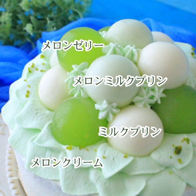 メロン大好き！！コロコロ・メロンケーキ 4号 3