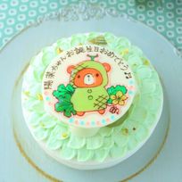 メロン大好き！！コロコロ・メロンケーキ 【イラスト】 4号