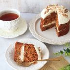 人参をたっぷり混ぜ込んで焼き上げたキャロットケーキ 4号 4