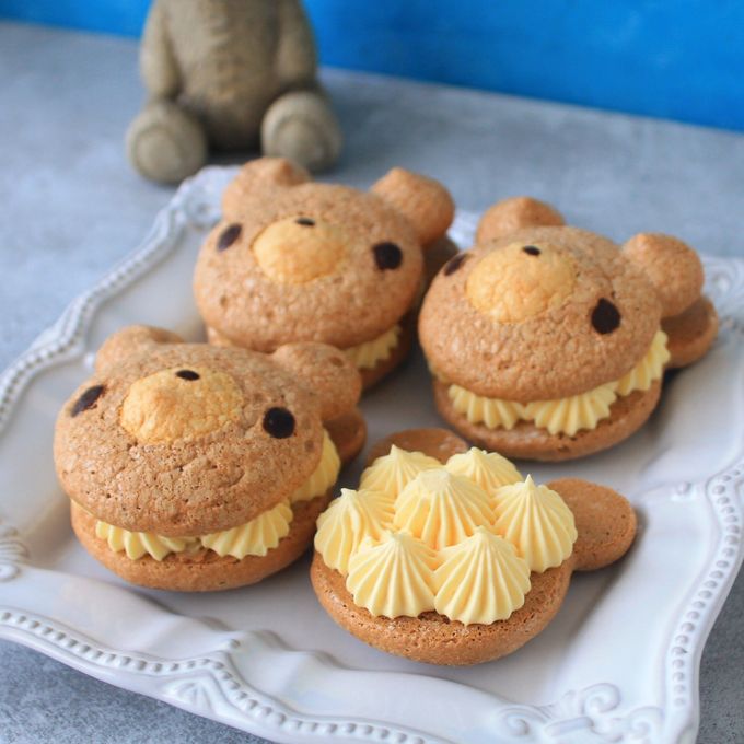 【9個】ゴールデンカスタード テディパフィ― 2