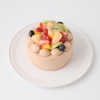 フルーツ生チョコデコレーションケーキ 6号 18cm