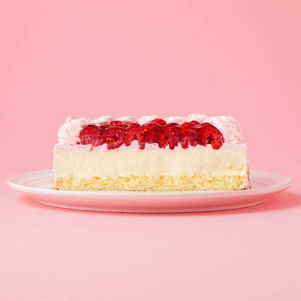 【女性の誕生日におすすめ】木苺レアチーズケーキ ピンク 4号 12cm  5