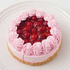 【カットタイプ】木苺レアチーズケーキ ピンク 4号 12cm 1