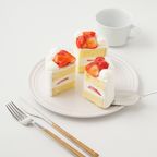 【カットタイプ】高級苺盛りデコレーションケーキ 5号 15cm 5