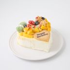 マンゴーアイスクリームのデコレーションケーキ 4号 12cm 6