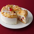 最高級洋菓子 フロッケンザーネトルテ 自家製赤すぐりジャムのショートケーキ 15cm_Merry Christmasバージョン 6