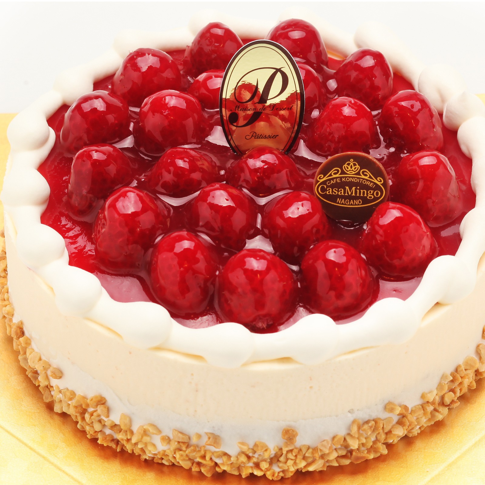 最高級洋菓子 シュス木苺レアチーズケーキ 15cm ＆ ウィーンの銘菓ザッハトルテ 12cm セット  2