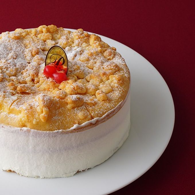 最高級洋菓子 フロッケンザーネトルテ 自家製赤すぐりジャムのショートケーキ 15cm_Merry Christmasバージョン 7