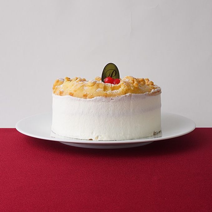 最高級洋菓子 フロッケンザーネトルテ 自家製赤すぐりジャムのショートケーキ 26cm_Merry Christmasバージョン 4