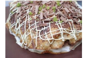 立体お好み焼き風ケーキ 5号 15cm