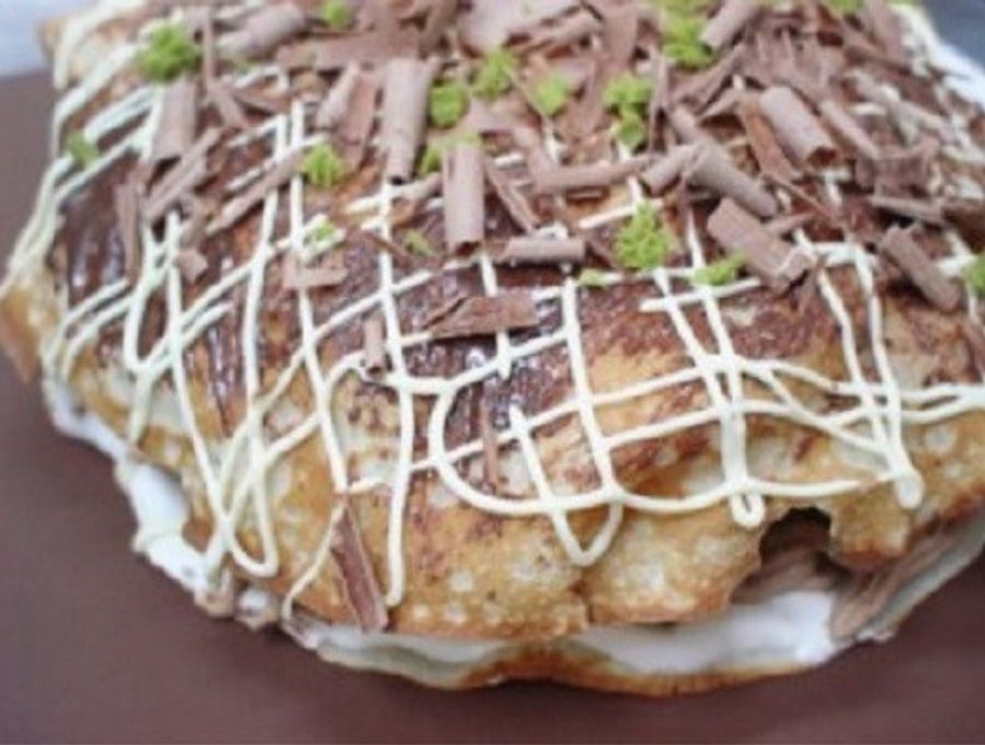 立体お好み焼き風ケーキ 6号 18cm 1