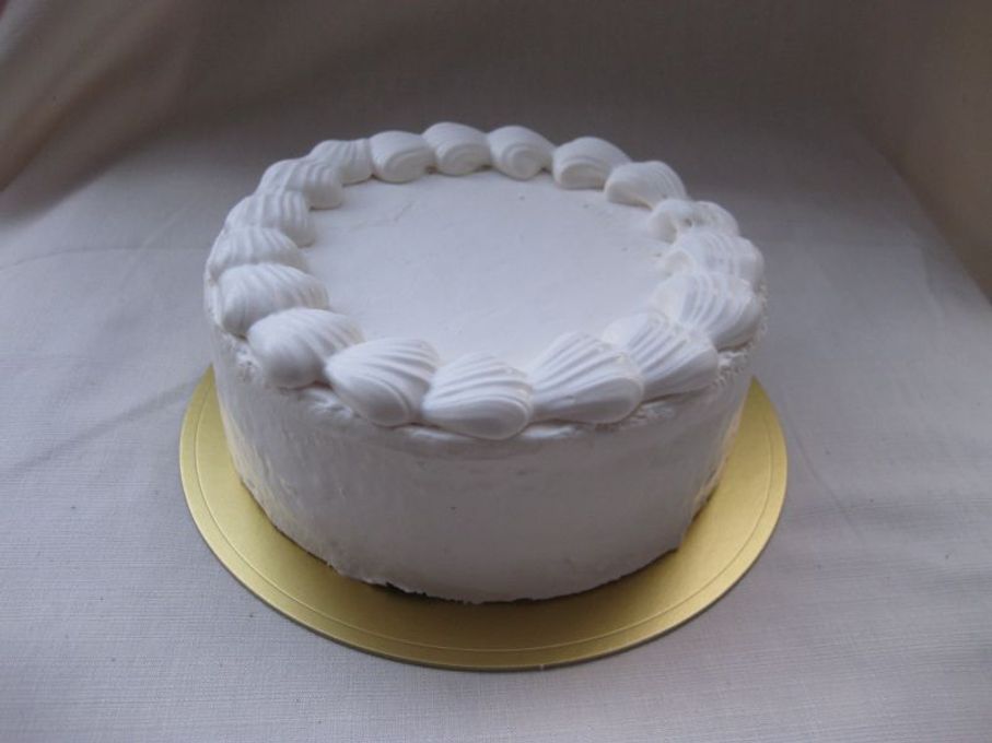 卵・乳製品・小麦粉除去 デコレーションセット付き 真っ白なデコレーションケーキ 5号 15cm 1