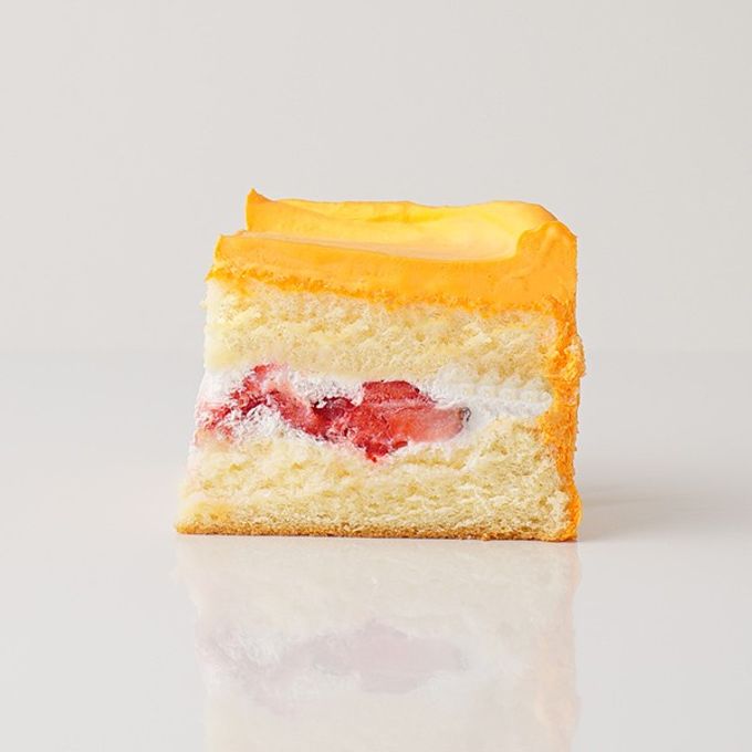 韓国ケーキ 5号 オレンジ 丸のメッセージケーキ 15cm センイルケーキ 5