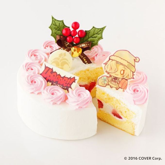 「ホロスタクリスマス2022」羽継烏有 クリスマスケーキ (4号) 3