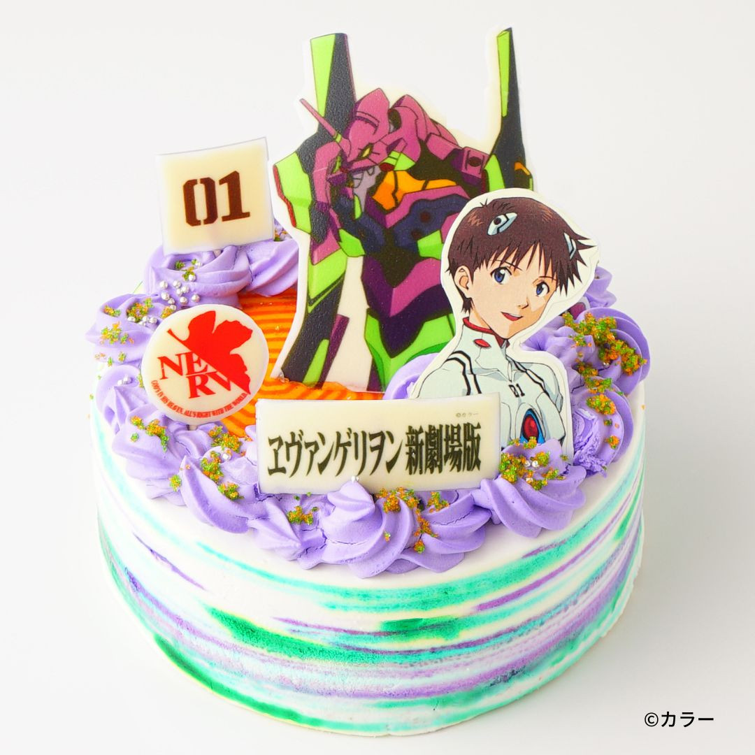 「エヴァンゲリオン」 碇シンジ オリジナルケーキ 1