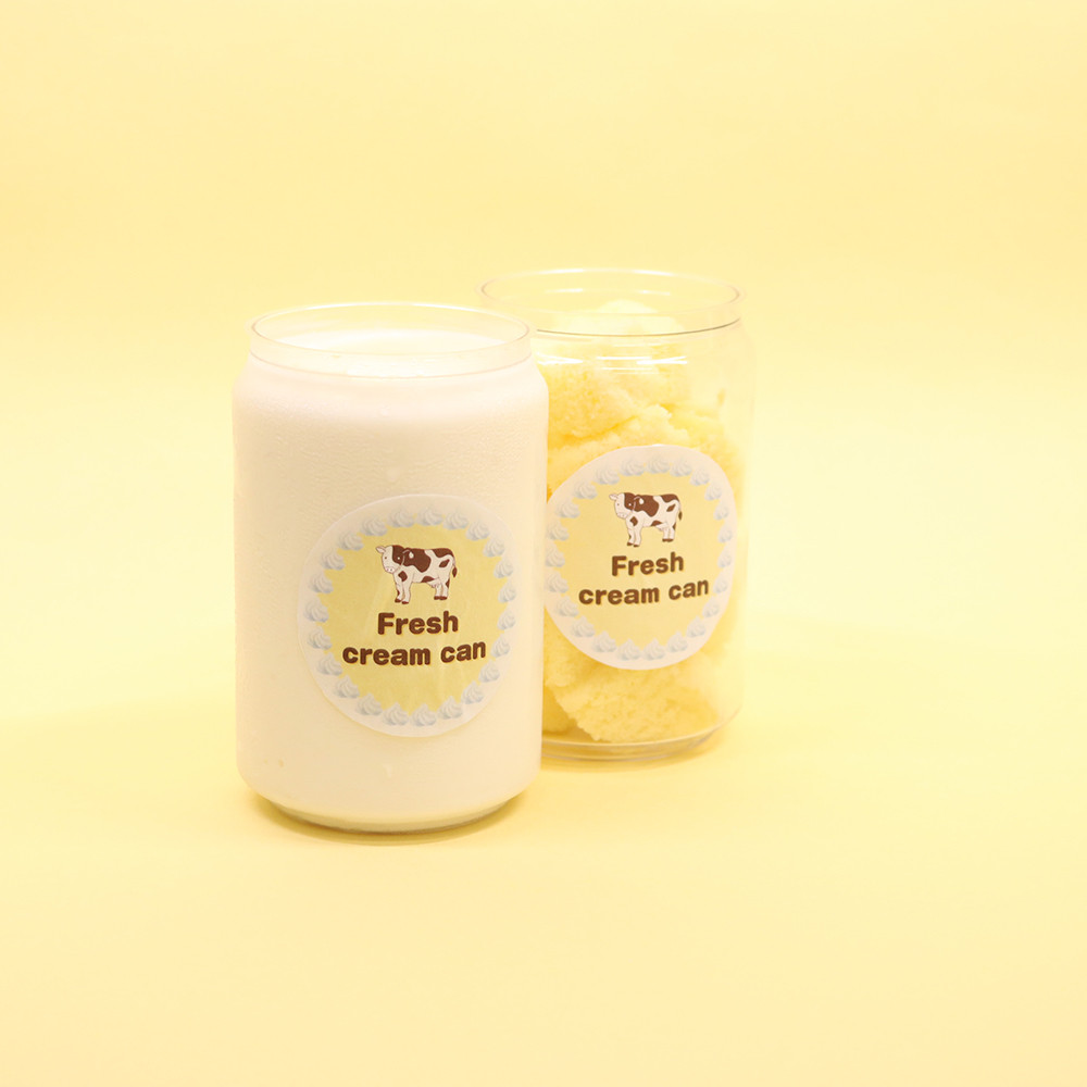 【北海道十勝平野産】濃厚でミルキーなflesh Cream×スポンジ2缶セット 5