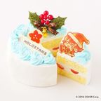 「ホロスタクリスマス2022」花咲みやび クリスマスケーキ(4号) 3