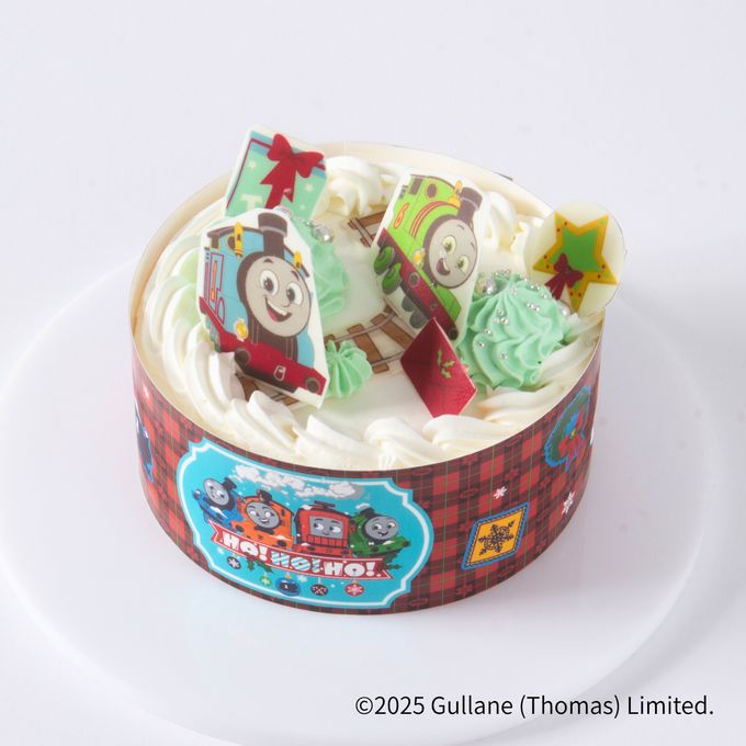 『きかんしゃトーマス』クリスマスケーキ 3