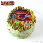 「最強王図鑑」プリントホールケーキ 5号 1