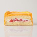 韓国ケーキ 5号 オレンジ 丸のメッセージケーキ 15cm センイルケーキ 4